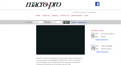 Desktop Screenshot of macropro.com